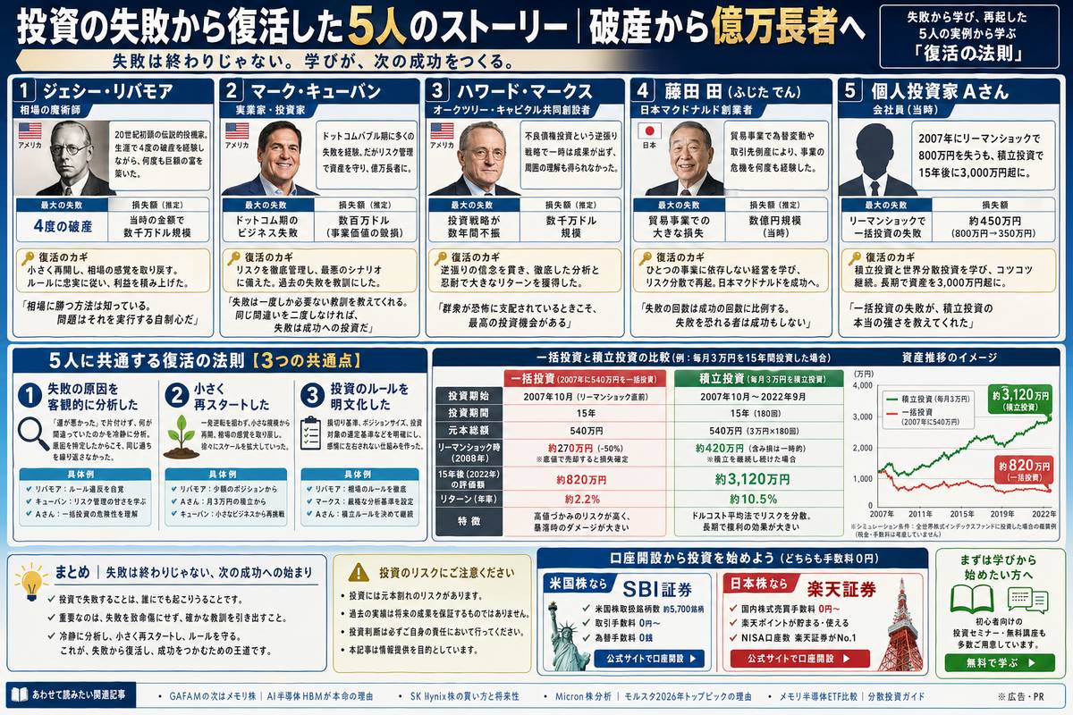 投資・資産運用の選び方図解