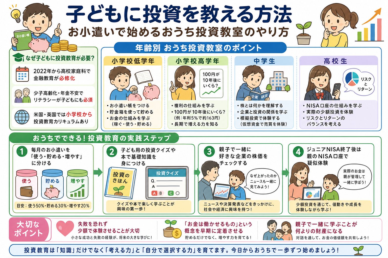 投資・資産運用の選び方図解