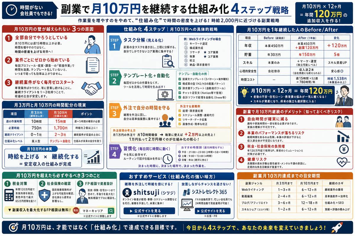 副業・フリーランスの選び方図解