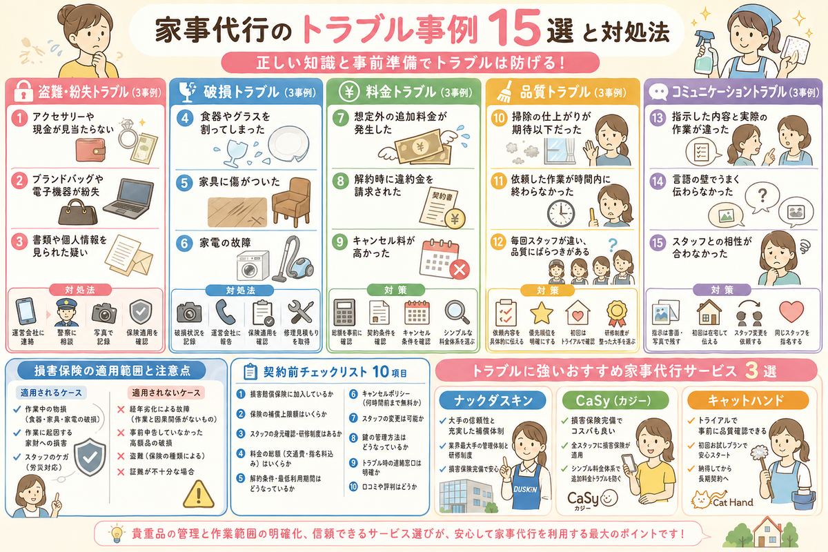 家事代行の選び方図解
