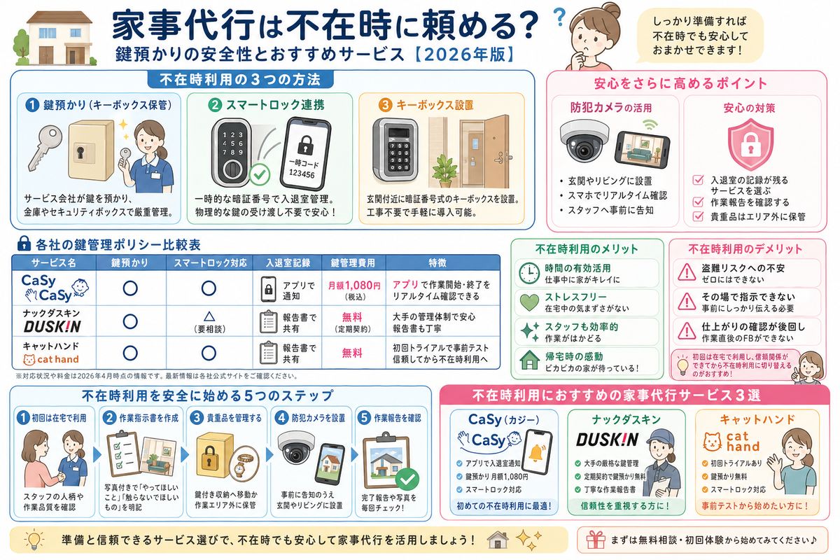 家事代行の選び方図解
