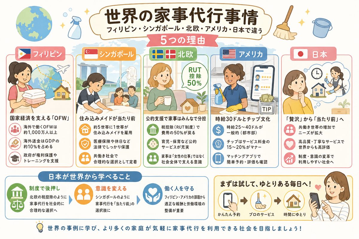 家事代行の選び方図解