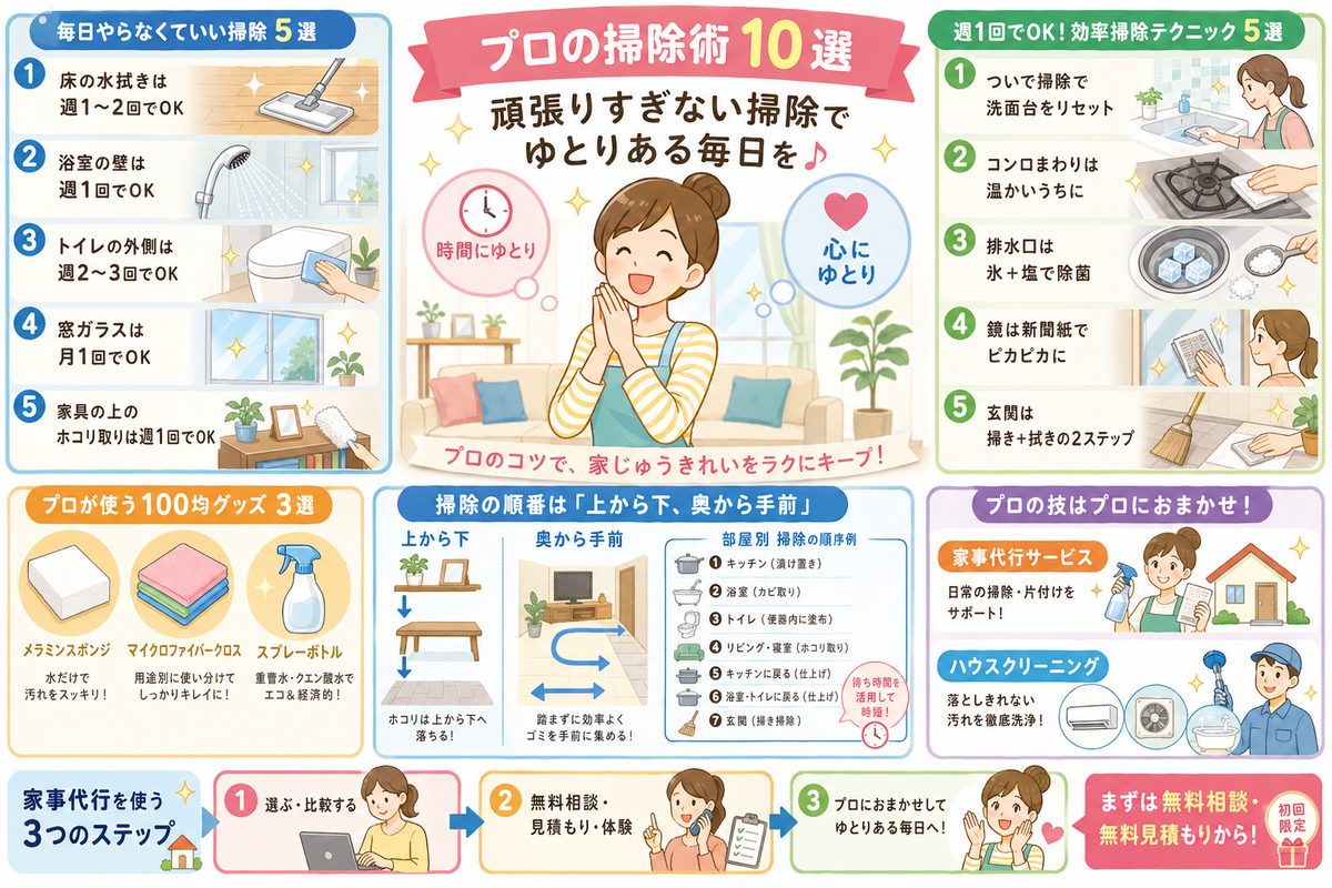家事代行の選び方図解