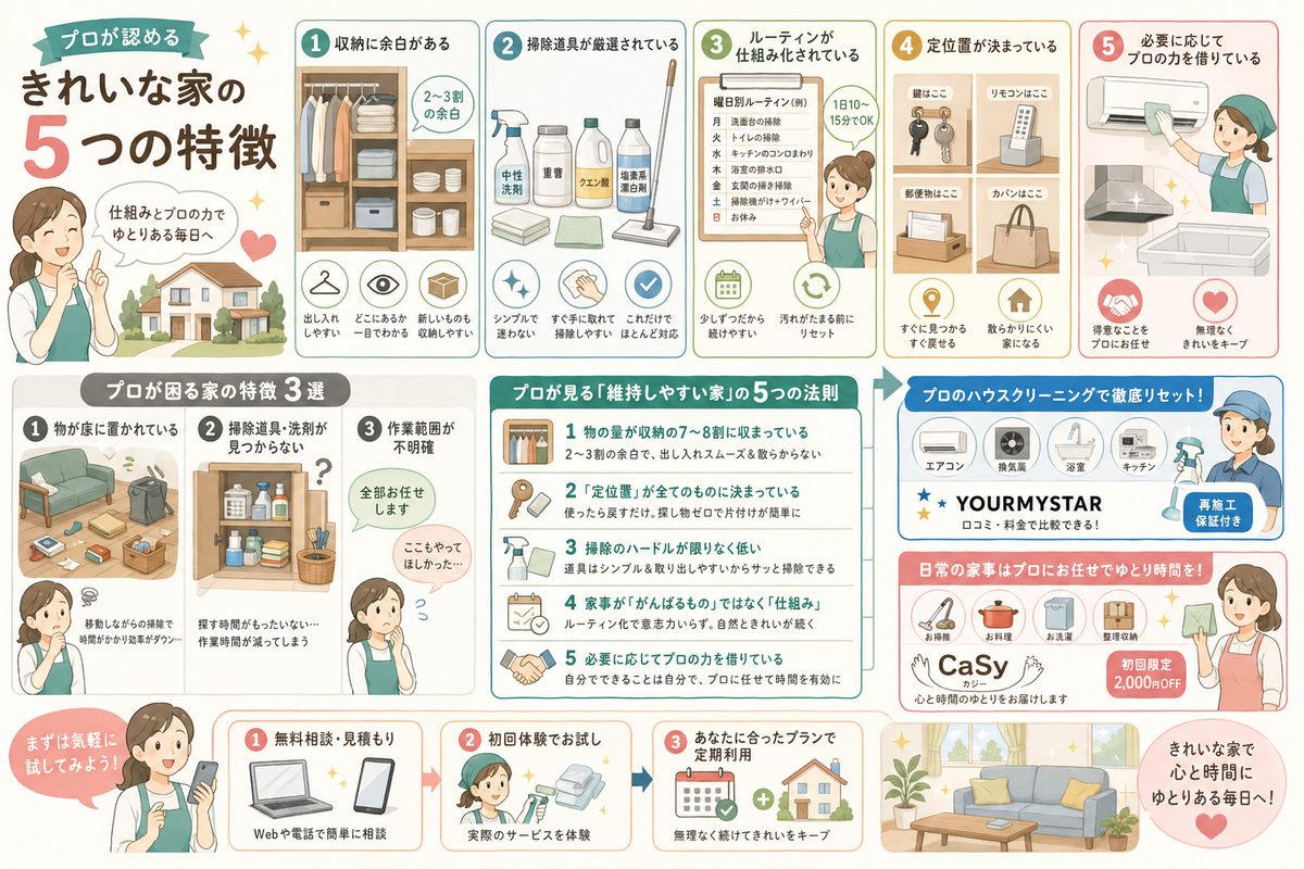 家事代行の選び方図解