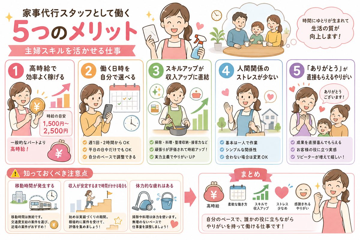 家事代行の選び方図解